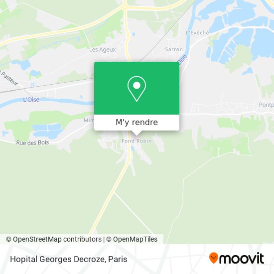 Hopital Georges Decroze plan