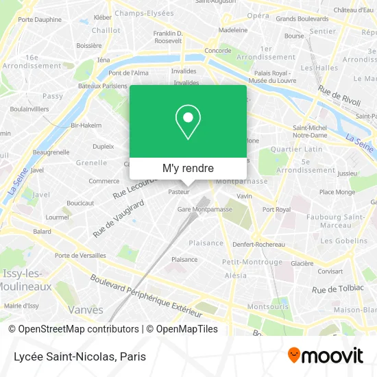 Lycée Saint-Nicolas plan
