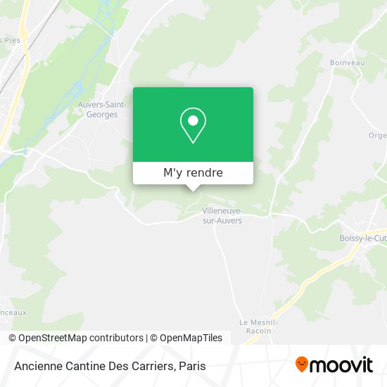 Ancienne Cantine Des Carriers plan