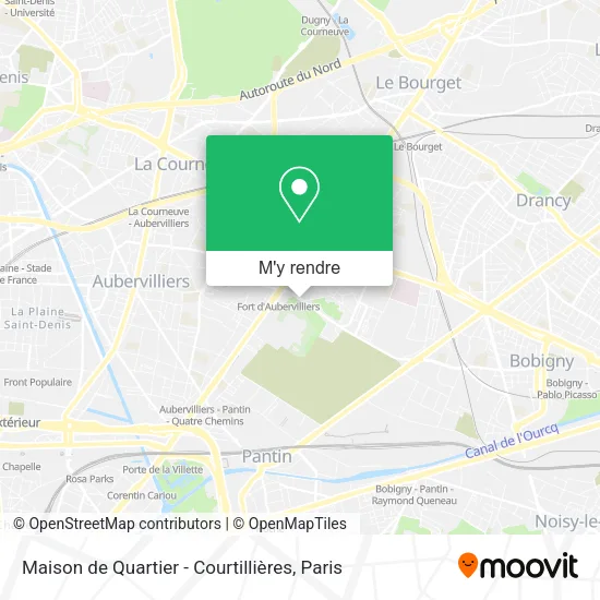 Maison de Quartier - Courtillières plan
