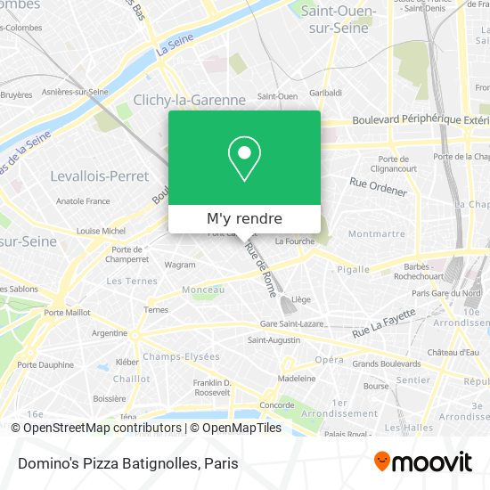 Domino's Pizza Batignolles plan