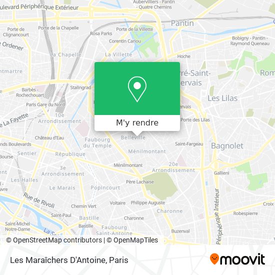 Les Maraîchers D'Antoine plan