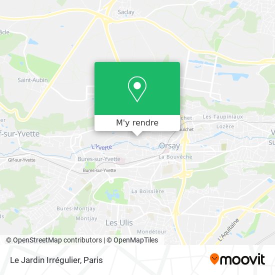 Le Jardin Irrégulier plan
