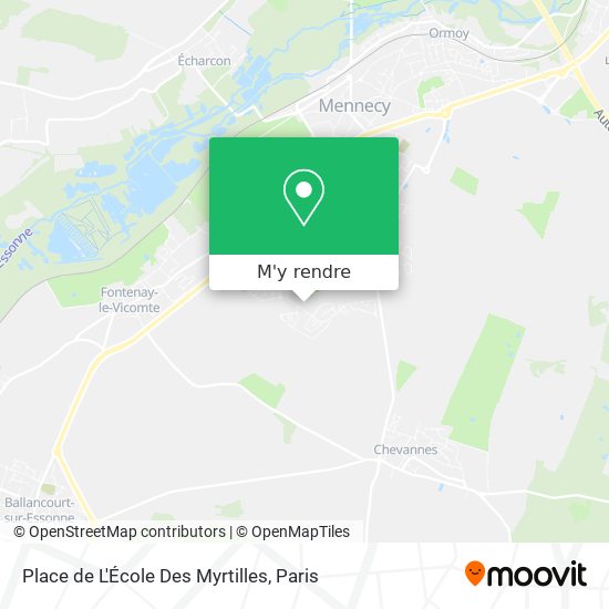 Place de L'École Des Myrtilles plan