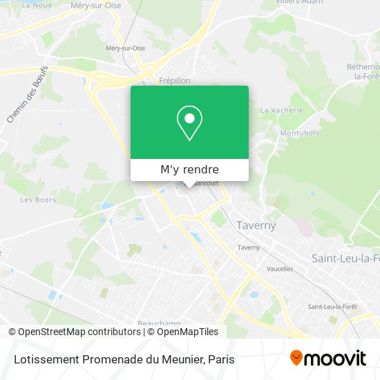 Lotissement Promenade du Meunier plan