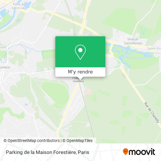 Parking de la Maison Forestière plan