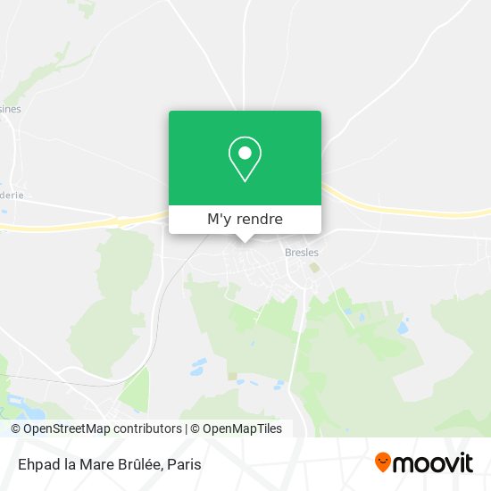 Ehpad la Mare Brûlée plan