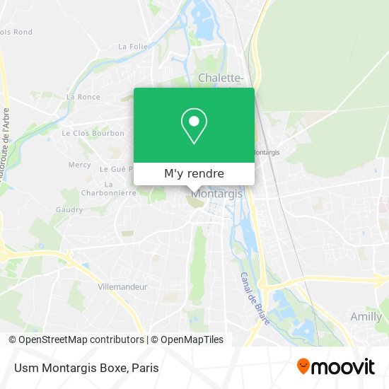 Usm Montargis Boxe plan