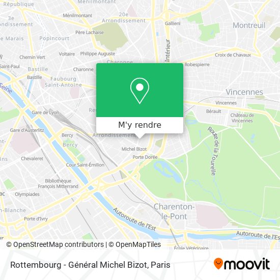 Rottembourg - Général Michel Bizot plan