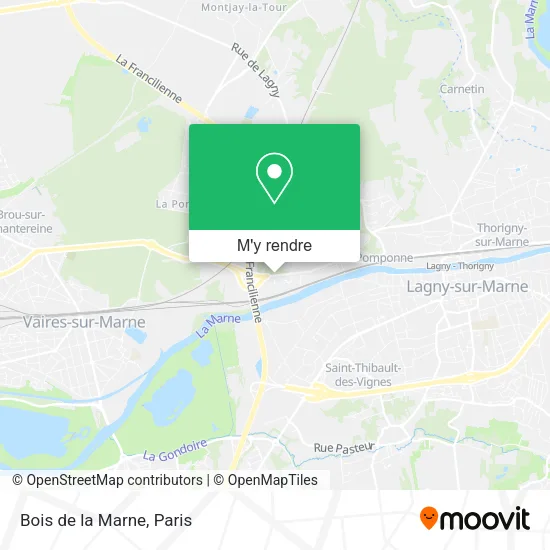 Bois de la Marne plan
