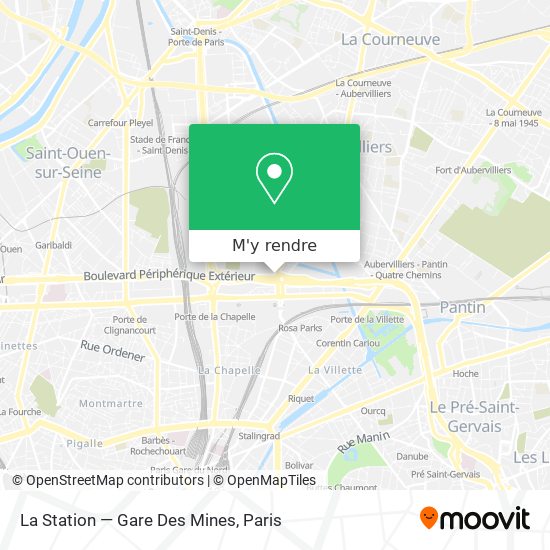 La Station — Gare Des Mines plan