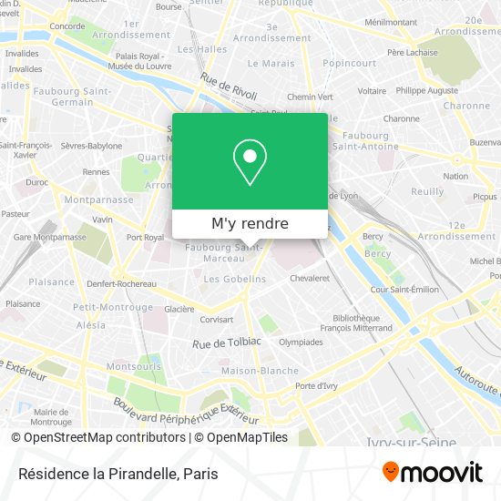 Résidence la Pirandelle plan