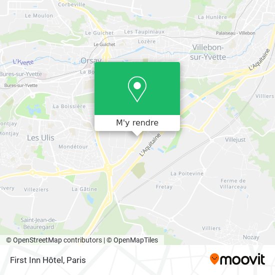 First Inn Hôtel plan