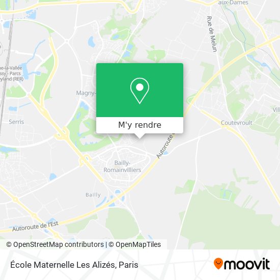 École Maternelle Les Alizés plan