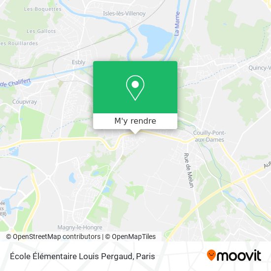 École Élémentaire Louis Pergaud plan