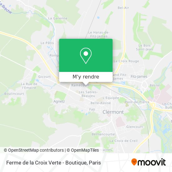 Ferme de la Croix Verte - Boutique plan