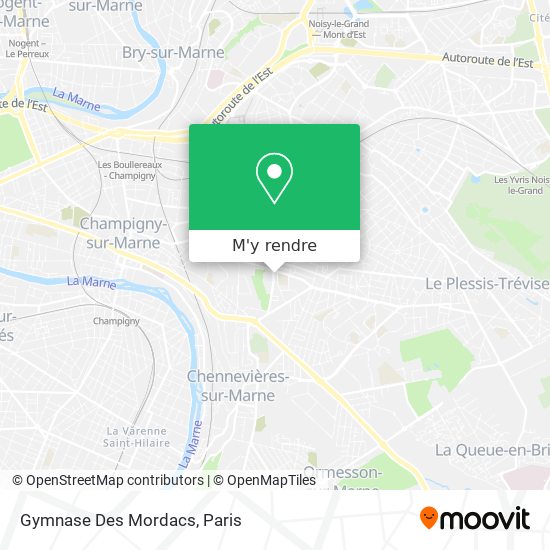 Gymnase Des Mordacs plan