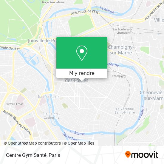 Centre Gym Santé plan