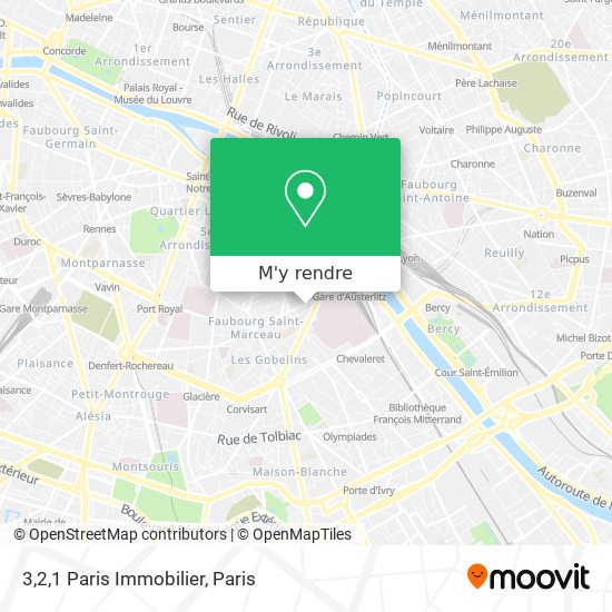 3,2,1 Paris Immobilier plan