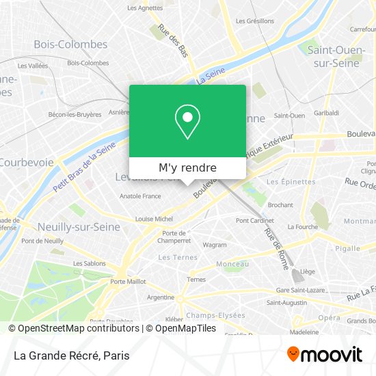 La Grande Récré plan