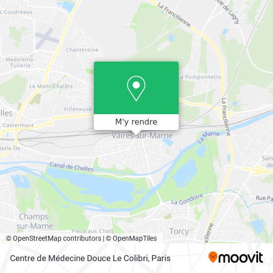 Centre de Médecine Douce Le Colibri plan