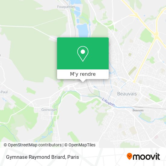 Gymnase Raymond Briard plan