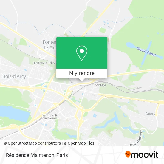 Résidence Maintenon plan