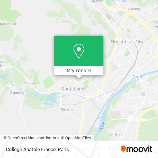 Collège Anatole France plan