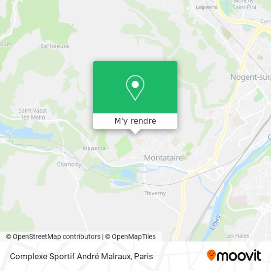 Complexe Sportif André Malraux plan