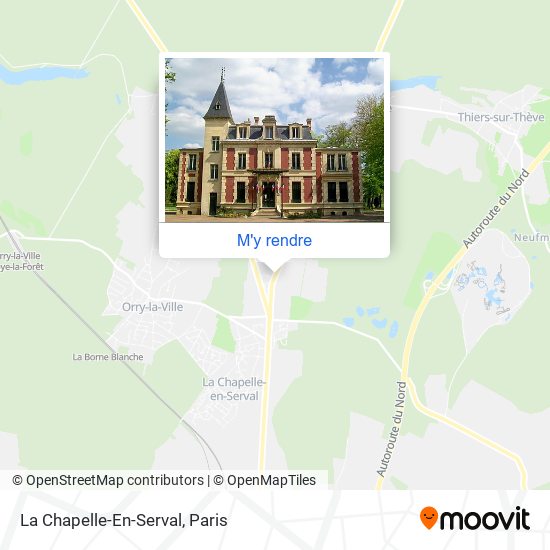 La Chapelle-En-Serval plan