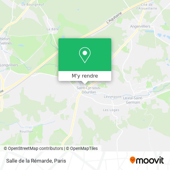 Salle de la Rémarde plan
