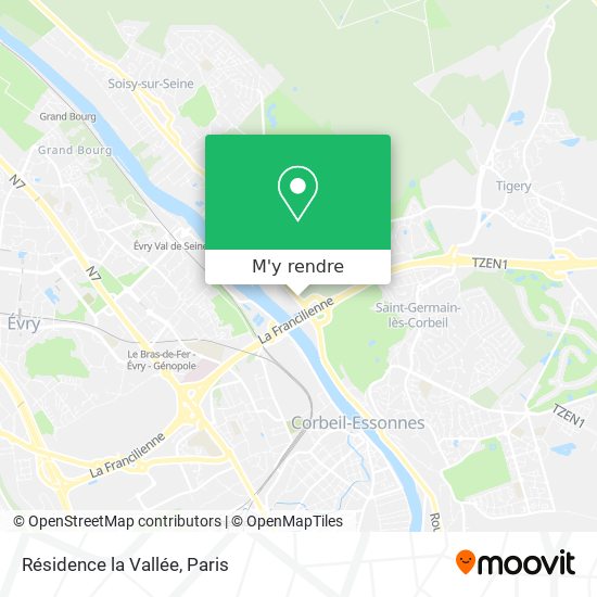 Résidence la Vallée plan