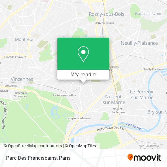Parc Des Franciscains plan