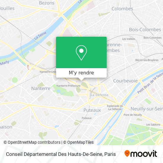 Conseil Départemental Des Hauts-De-Seine plan