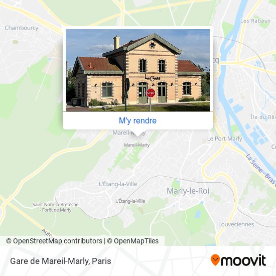 Gare de Mareil-Marly plan