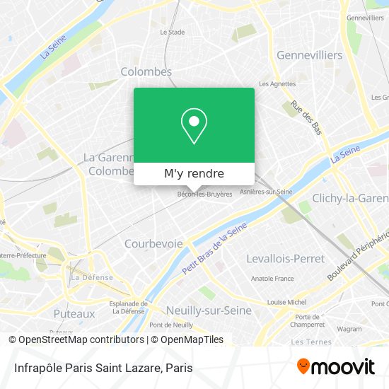 Infrapôle Paris Saint Lazare plan