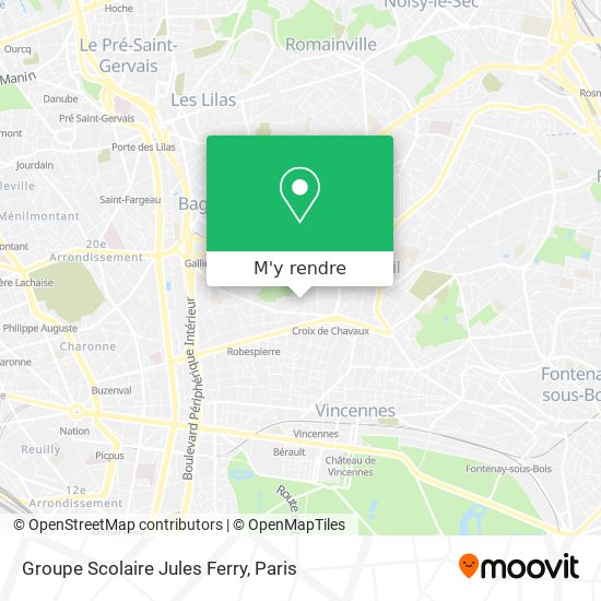 Groupe Scolaire Jules Ferry plan