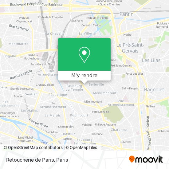 Retoucherie de Paris plan