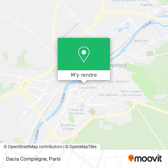 Dacia Compiègne plan