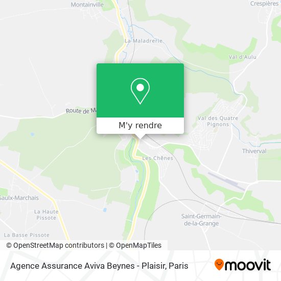 Agence Assurance Aviva Beynes - Plaisir plan