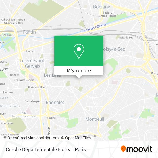 Crèche Départementale Floréal plan