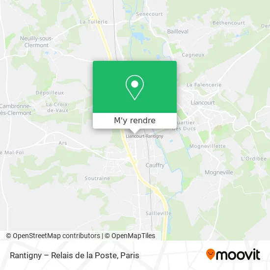 Rantigny – Relais de la Poste plan