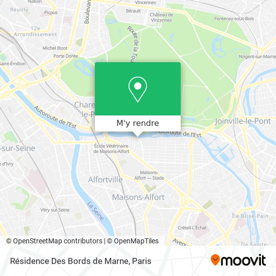 Résidence Des Bords de Marne plan