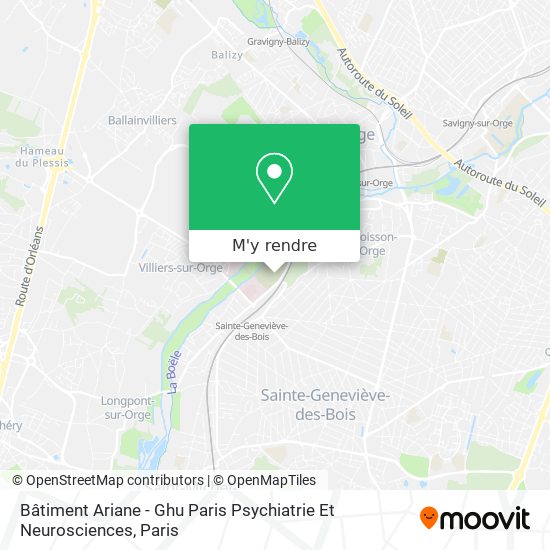 Bâtiment Ariane - Ghu Paris Psychiatrie Et Neurosciences plan