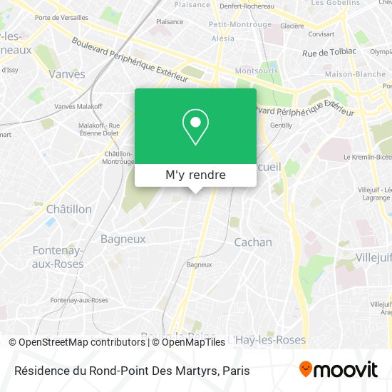 Résidence du Rond-Point Des Martyrs plan