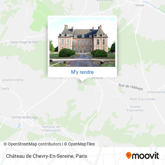 Château de Chevry-En-Sereine plan