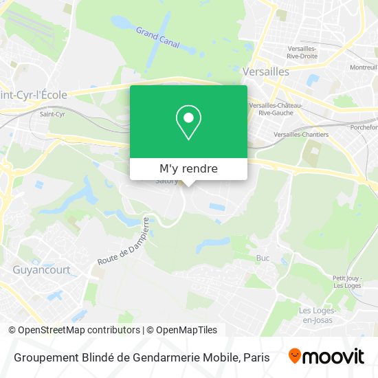 Groupement Blindé de Gendarmerie Mobile plan