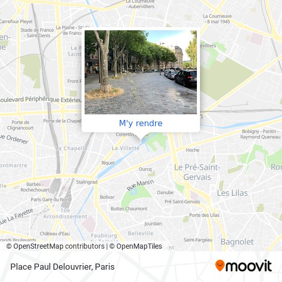 Place Paul Delouvrier plan