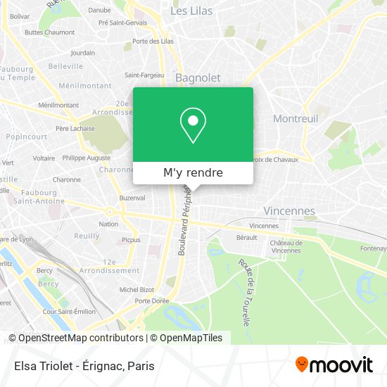 Elsa Triolet - Érignac plan
