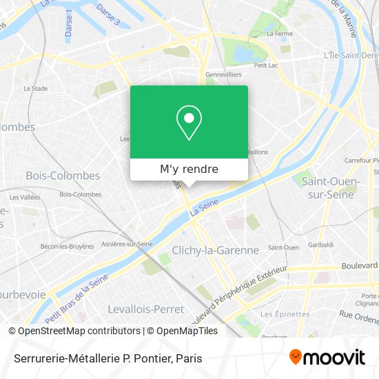 Serrurerie-Métallerie P. Pontier plan